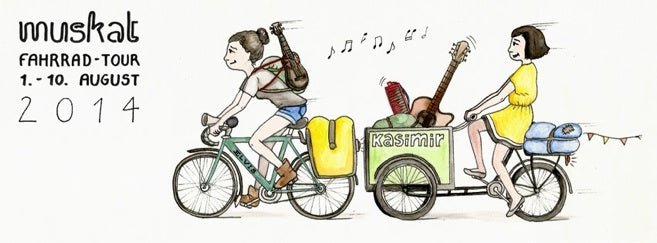 Wir können nicht nur Fahrrad. Muskat live in der Mütze.