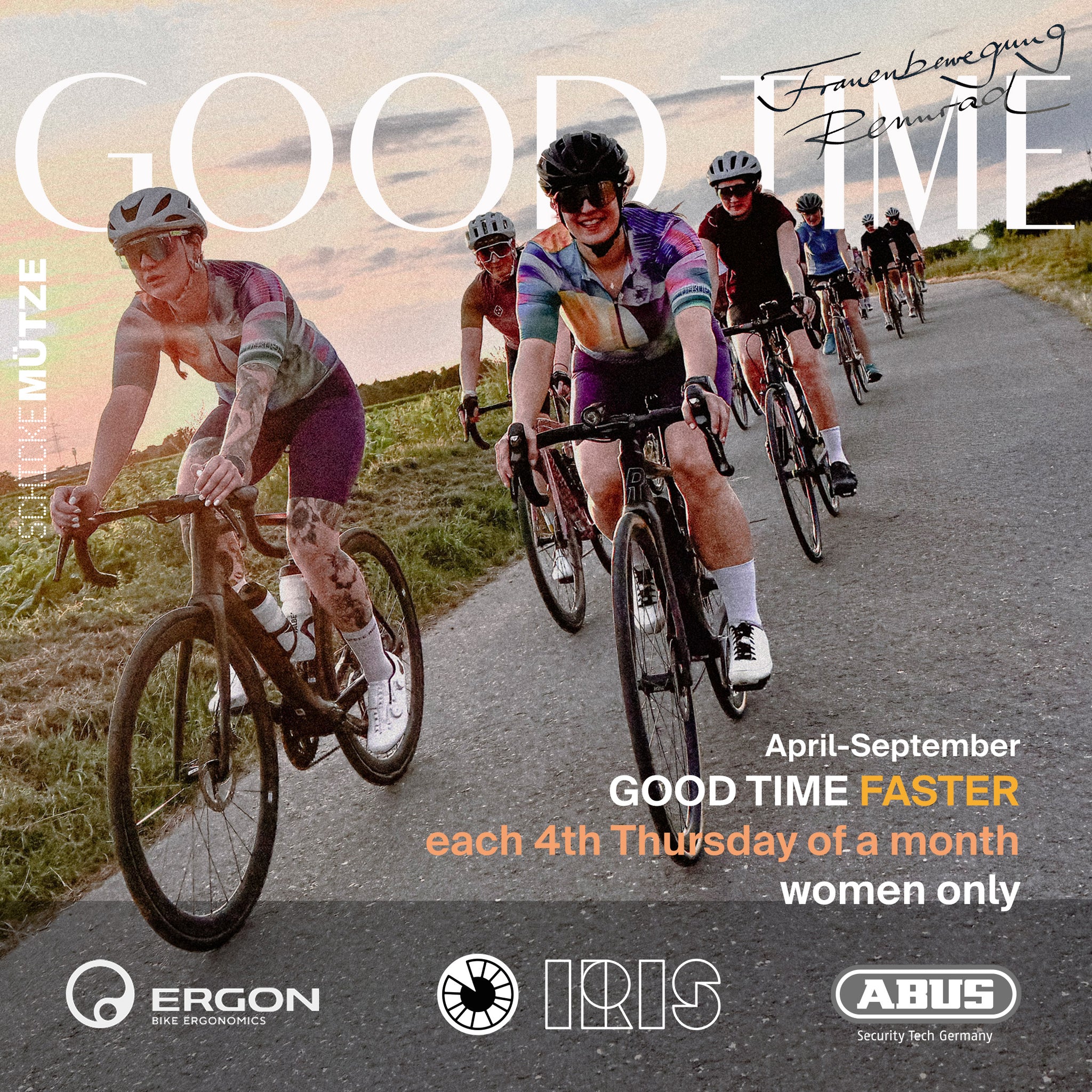 stvo rennrad GOOD TIME FASTER - Frauenbewegung Rennrad