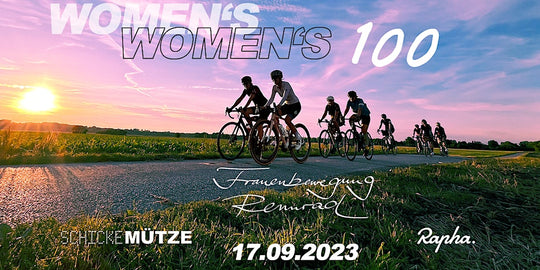 Frauenbewegung Rennrad Womens 100 Rapha Schicke Mütze Ride 17.09.2023