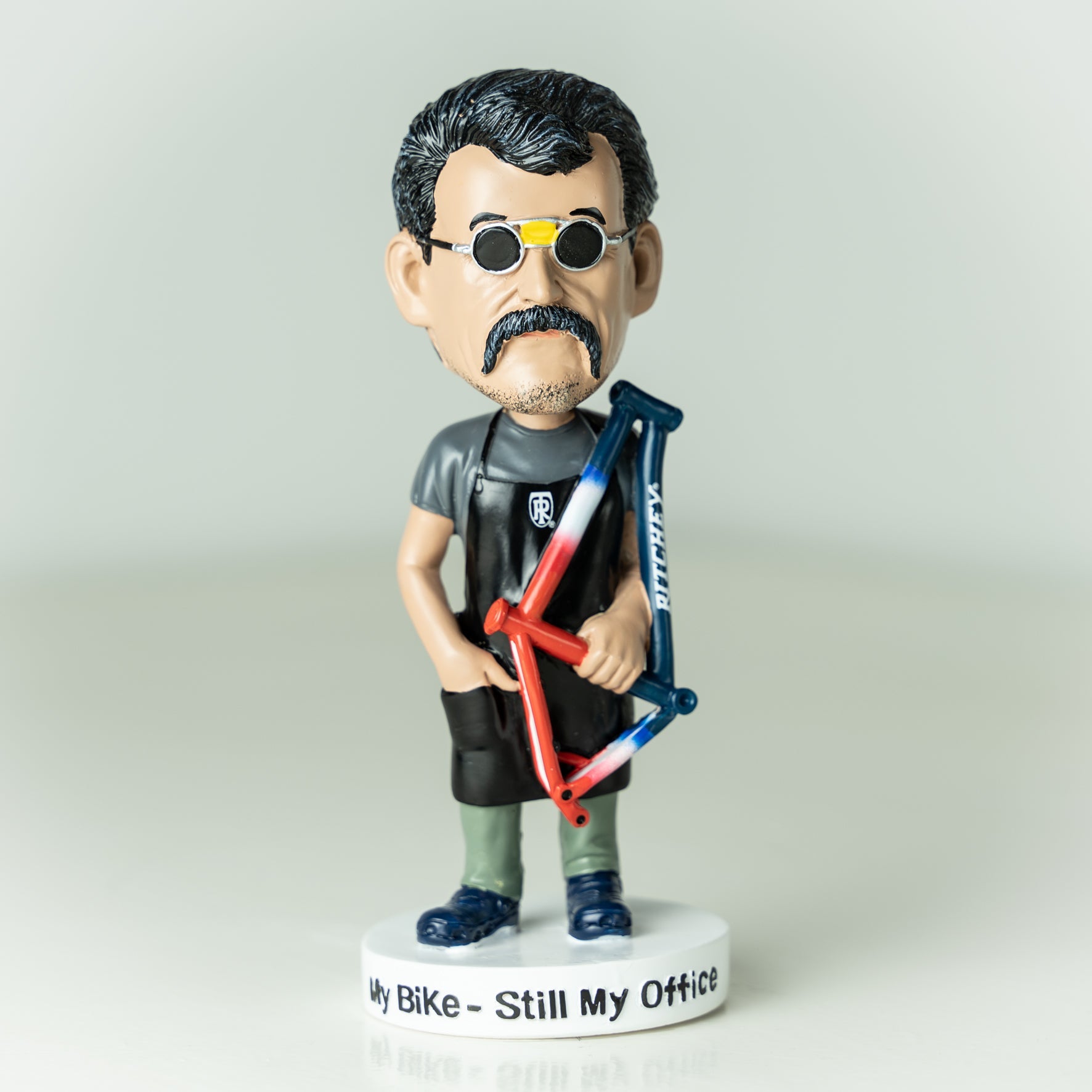 Tom Ritchey 50th Anniversary bobble head figure – Schicke Mütze